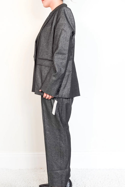 grey evening suit