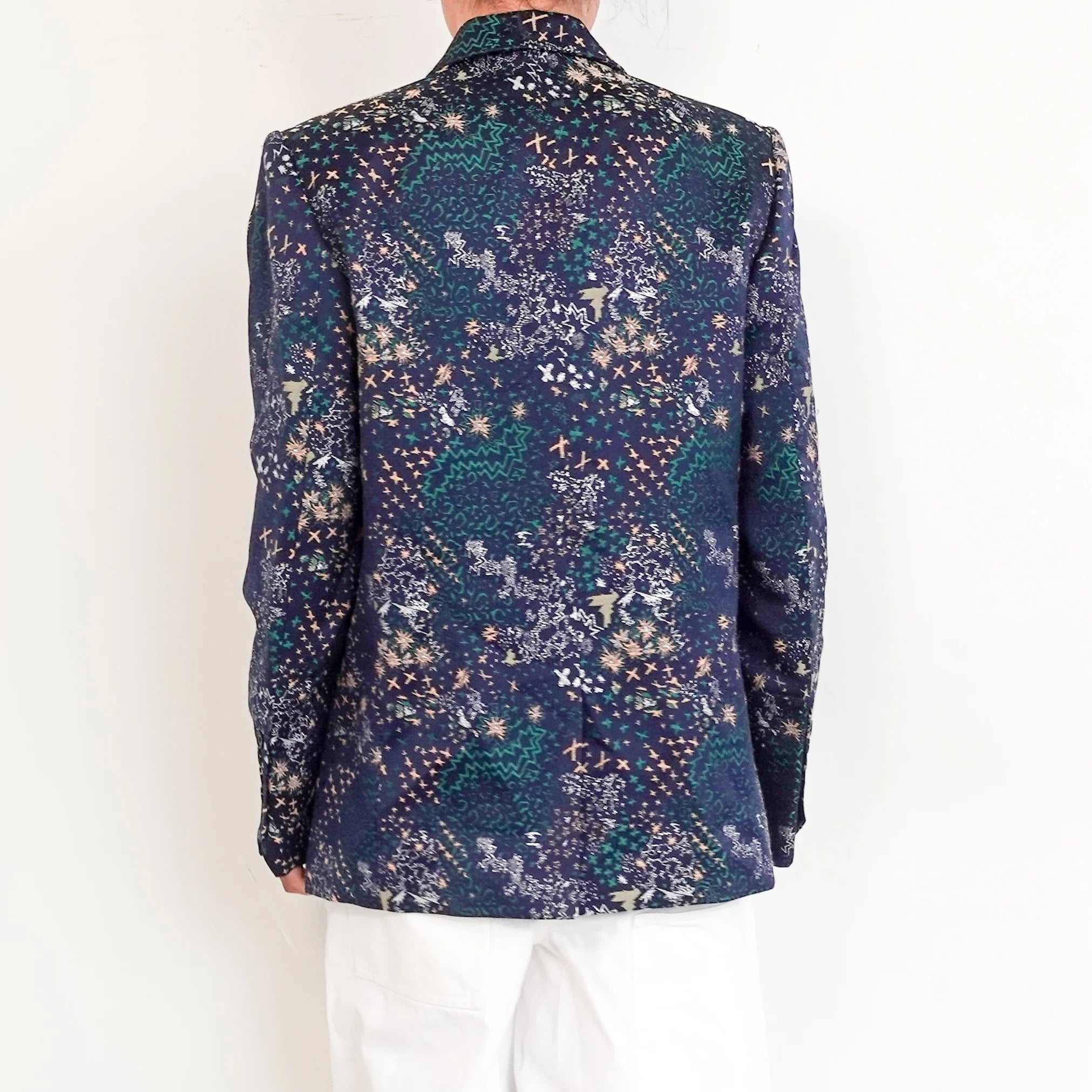Viking jacquard blazer
